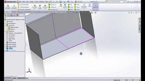 mirror sheet metal solidworks|solidworks mirror and delete original.